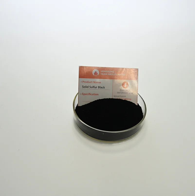 read about High Performance Solid Sulfur Black Dye China Factory and Suppliers